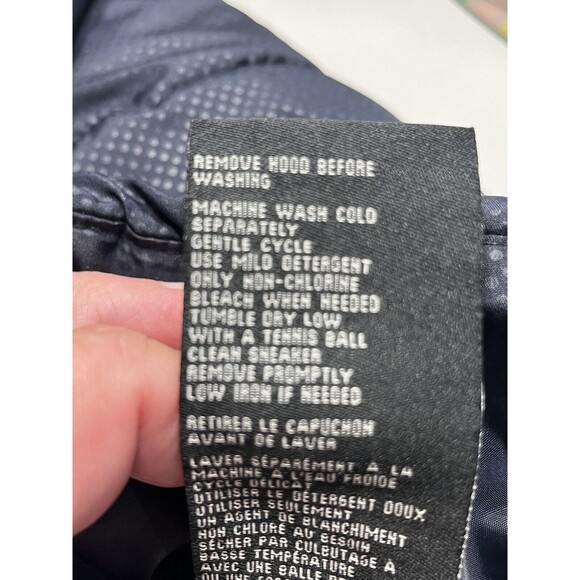 NWT International Details Blue Faux Rim Lined Detachable Hood Jacket Coat Sz 2X - Picture 6 of 15